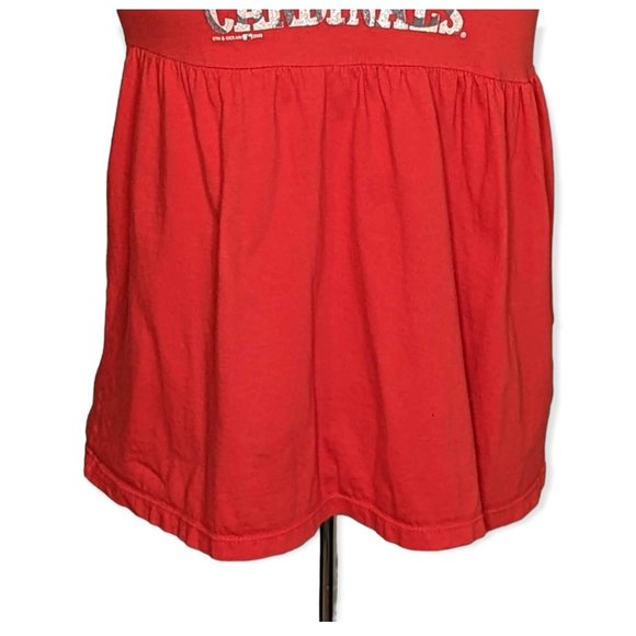 5th & Ocean St Louis Cardinals Red Tank Top Size Large - Picture 4 of 12